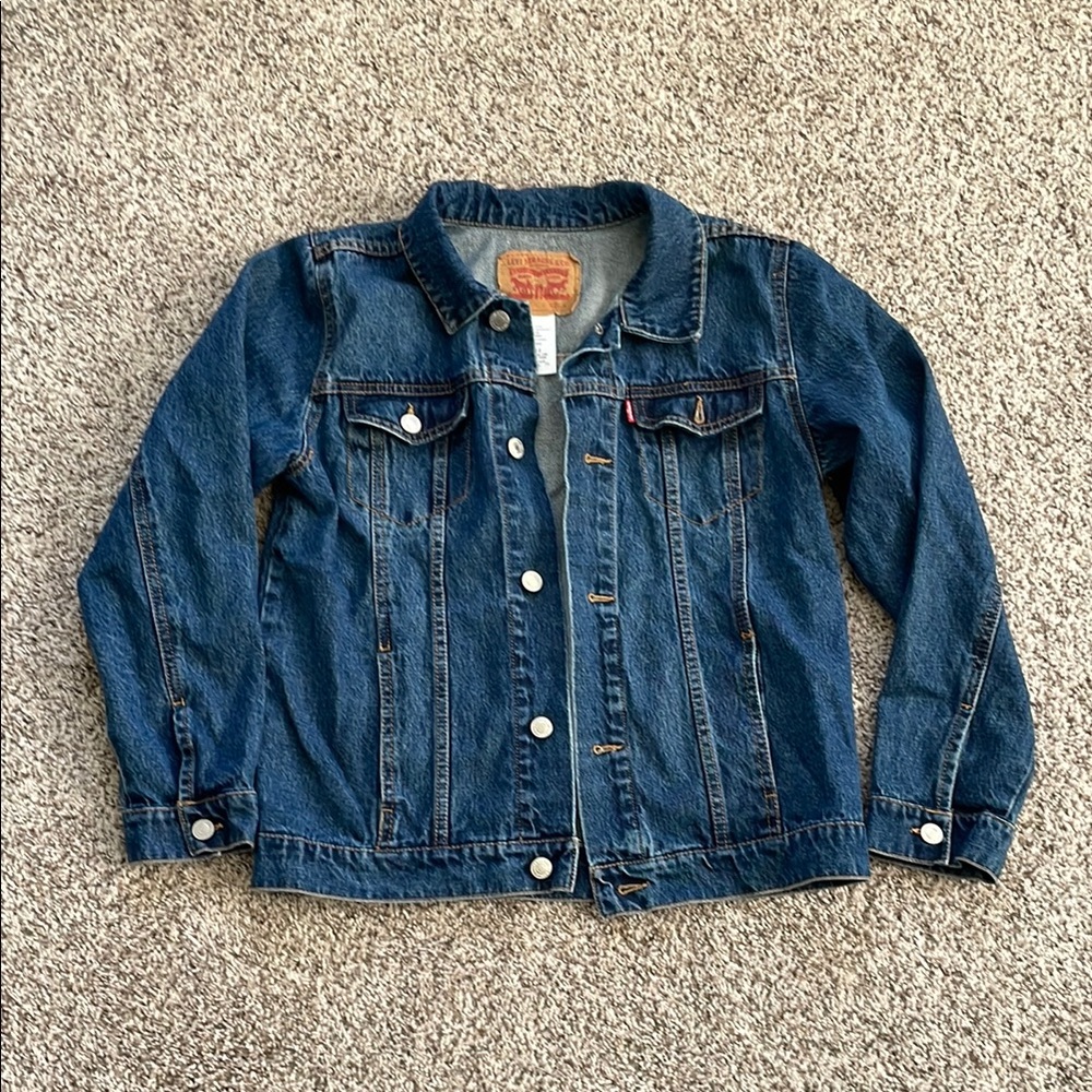 Levi's Kids Blue Trucker Denim Jacket Youth Large